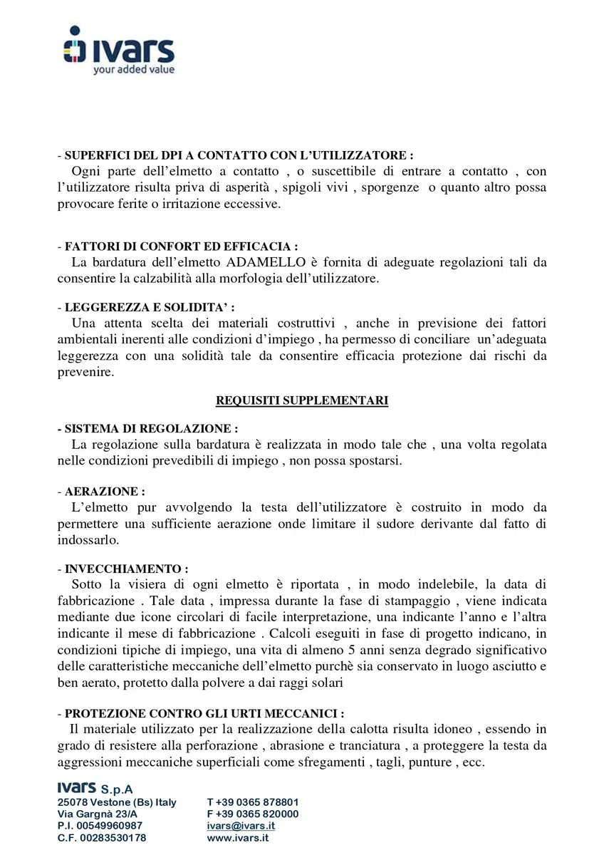 Elmetto di protezione omologato casco da lavoro per cantiere secondo le direttive europee CEE-PREN 397