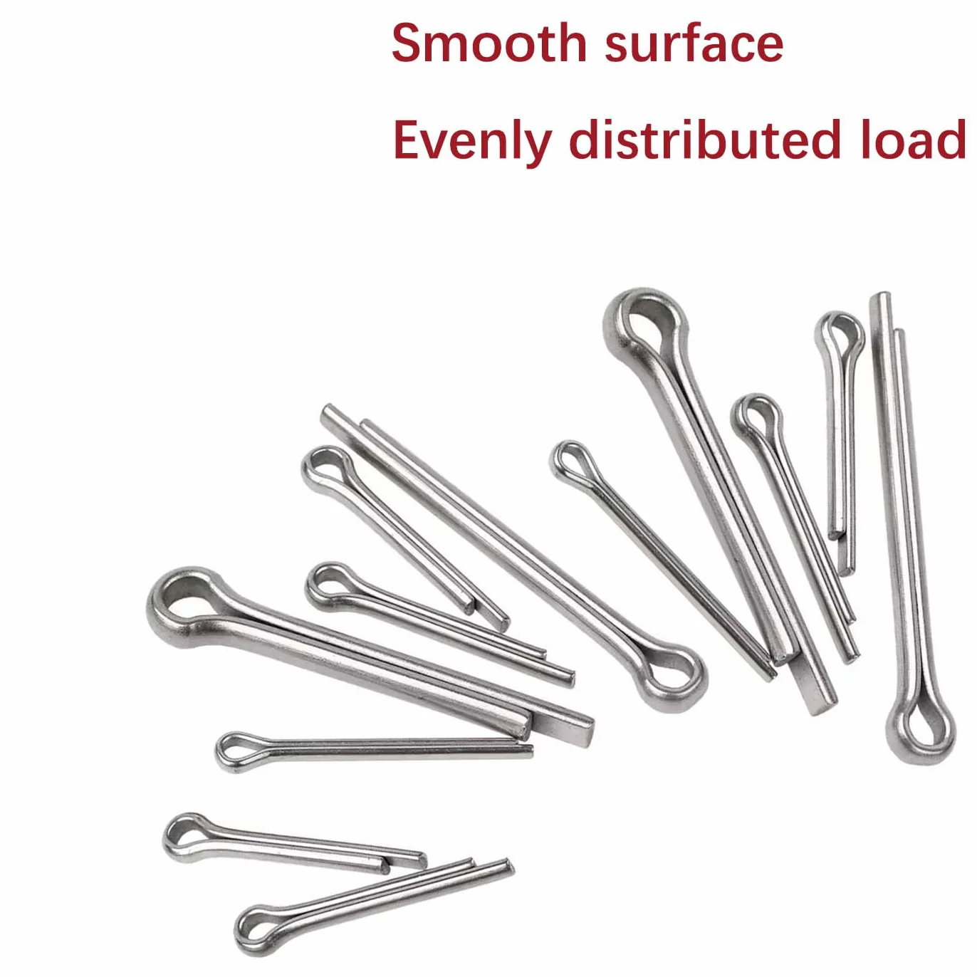 Set Coppiglie in Acciaio Inox 304, 330 Pezzi, M1-M5 per Meccanica