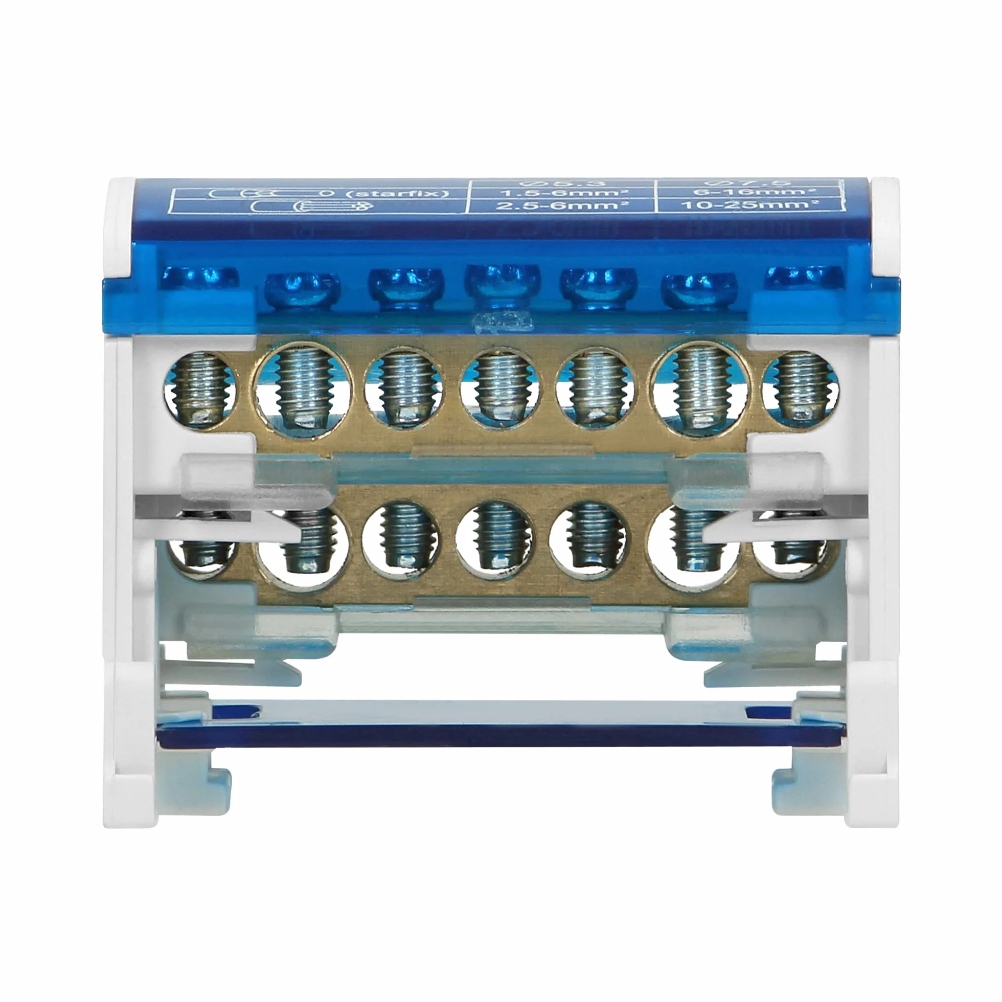Orno LZ-8201/7 Morsettiera Distribuzione a 2 file, 7 fili