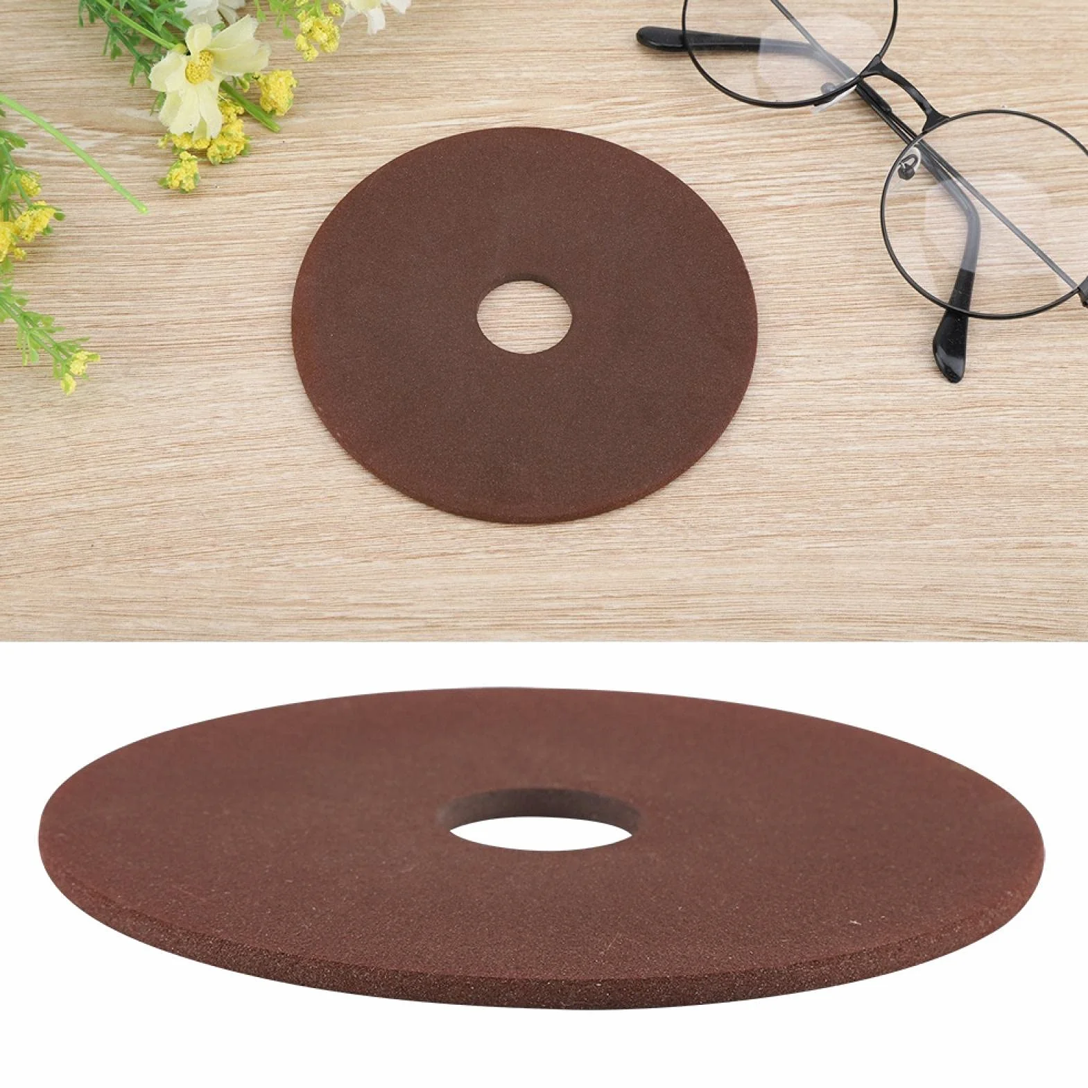 Mola per Affilare Motoseghe, Disco per Mola da 105 Mm X 22 Mm per Smerigliatrice per Affilatrici per Motoseghe Passo 3/8" 325, Affilacoltelli per Taglio e Lucidatura