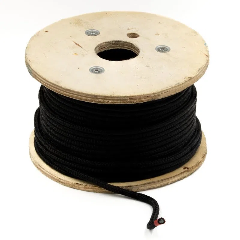 Corda Intrecciata in Polipropilene 10mm Diametro 5m Lunghezza - Nero PP Corda Multifilamento - Corda in Polipropilene - Corda Cordetta Polipropilene
