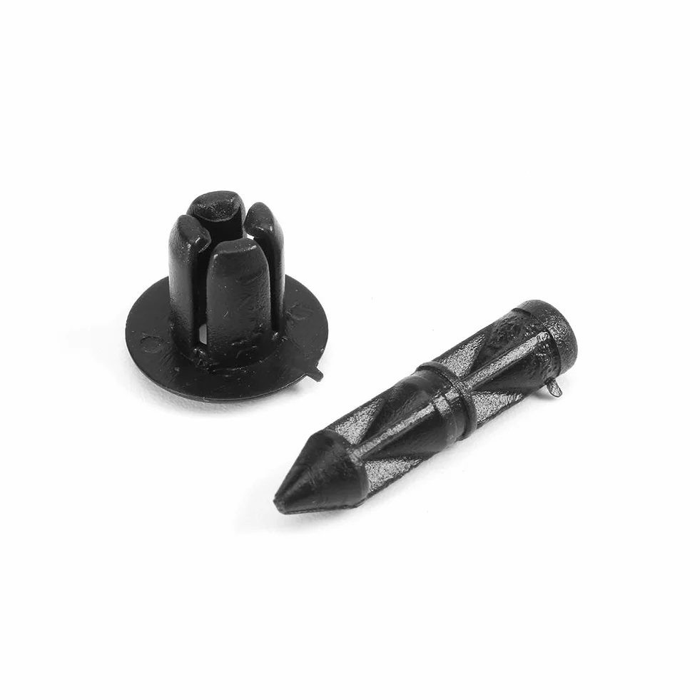 Rivetti in plastica, clip di fissaggio per biciclette, Auto Rivetti Plastica, clip per rivetti in plastica 100pcs 6mm carenature, pannelli portiera, per