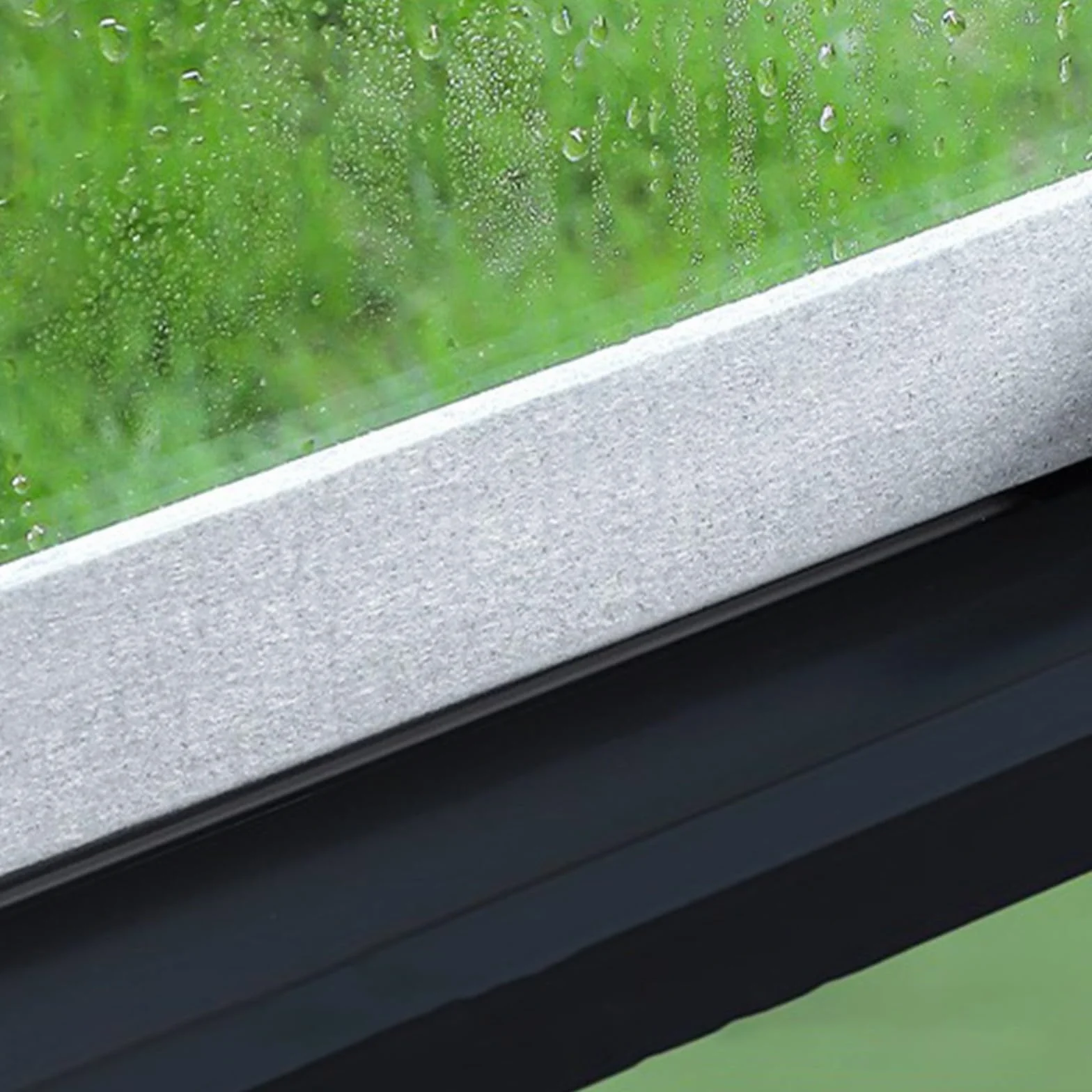 2 rotoli di nastro antigoccia per condensa da 2 m x 40 mm, in schiuma, per finestre e porte, striscia assorbente per condensa