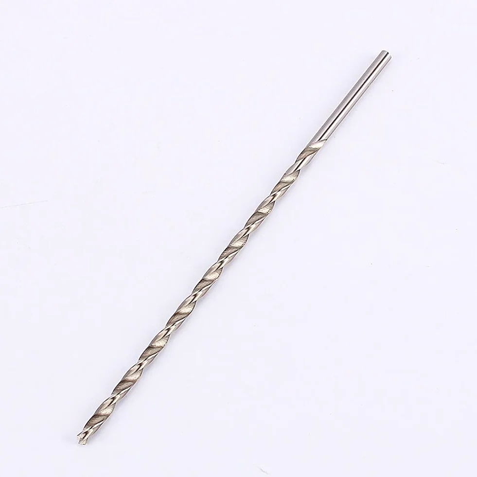 Punta Elicoidale Extra Lunga 200mm HSS 5mm Punte per Trapano per Tasca Manuale Accessori per Utensili