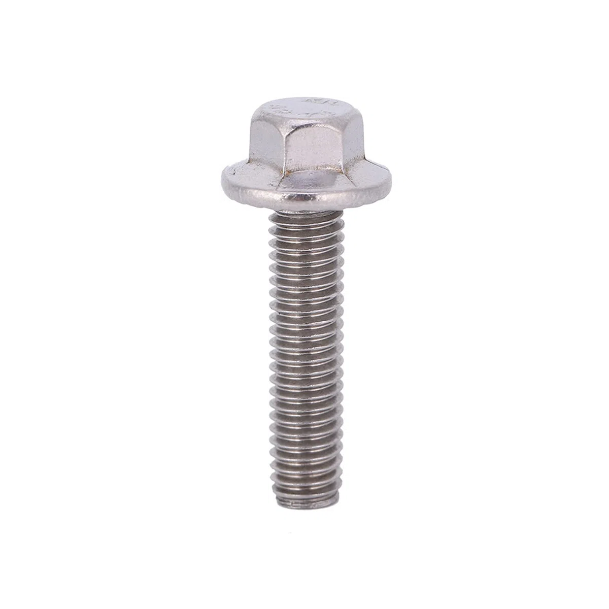 10 Pezzi Vite Flangiata Esagonale M6 in Acciaio Inossidabile 304 Testa Flangia Integrata Bulloni di Fissaggio per Elettrodomestici, Macchinari, Mobili (M6*25)