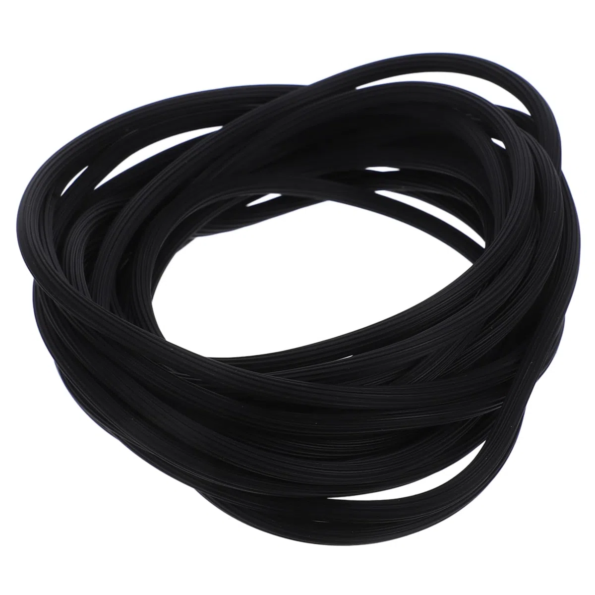 jojofuny Striscia di Tenuta in Pvc per Finestre Nera, Resistente alla Polvere e Leggera, Accessorio per Ferramenta e Riparazione Schermature di Finestre
