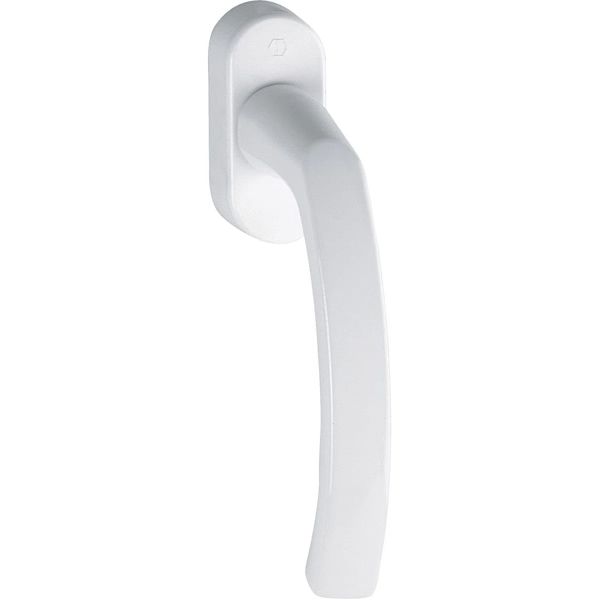 HOPPE 3737059 LIÈGE - Maniglia per finestra nascosta, 7 x 37 cm, colore: Bianco