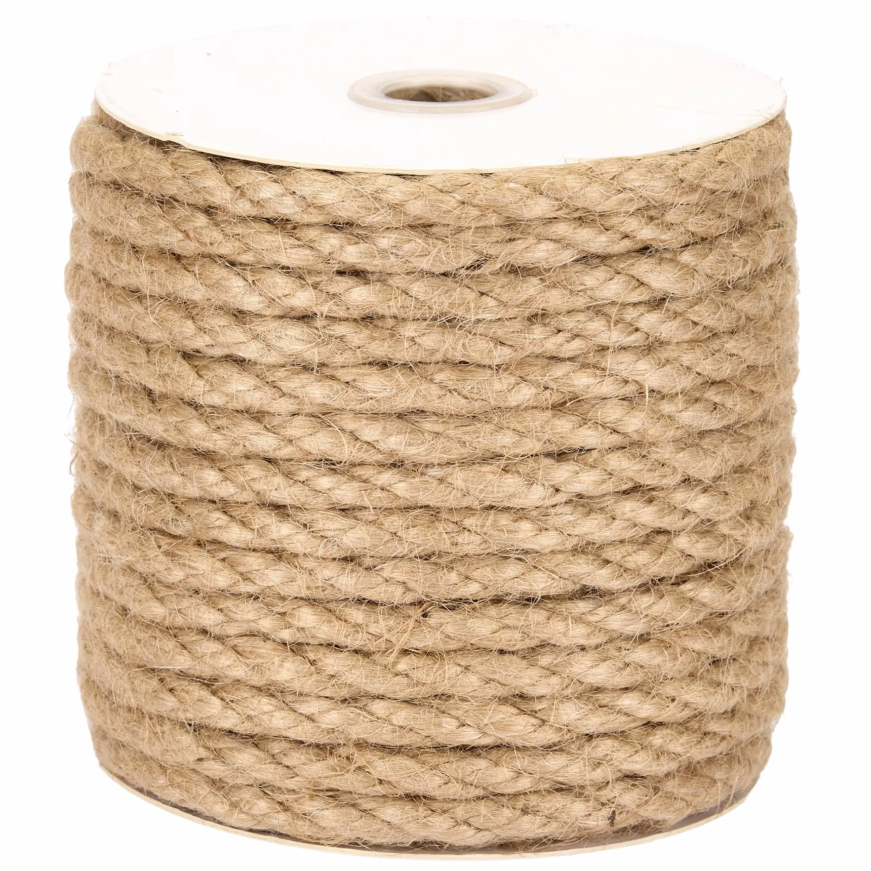Corda di iuta naturale tosadata, 8 mm, lunghezza 20 m, corda per fai da te, giardinaggio, decorazione, artigianato