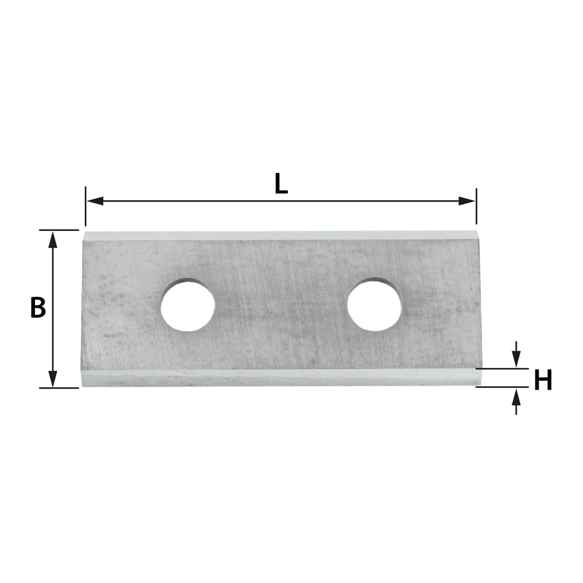 ENT 00511 Coltello reversibile HW, 30 mm x 12 mm x 1,5 mm
