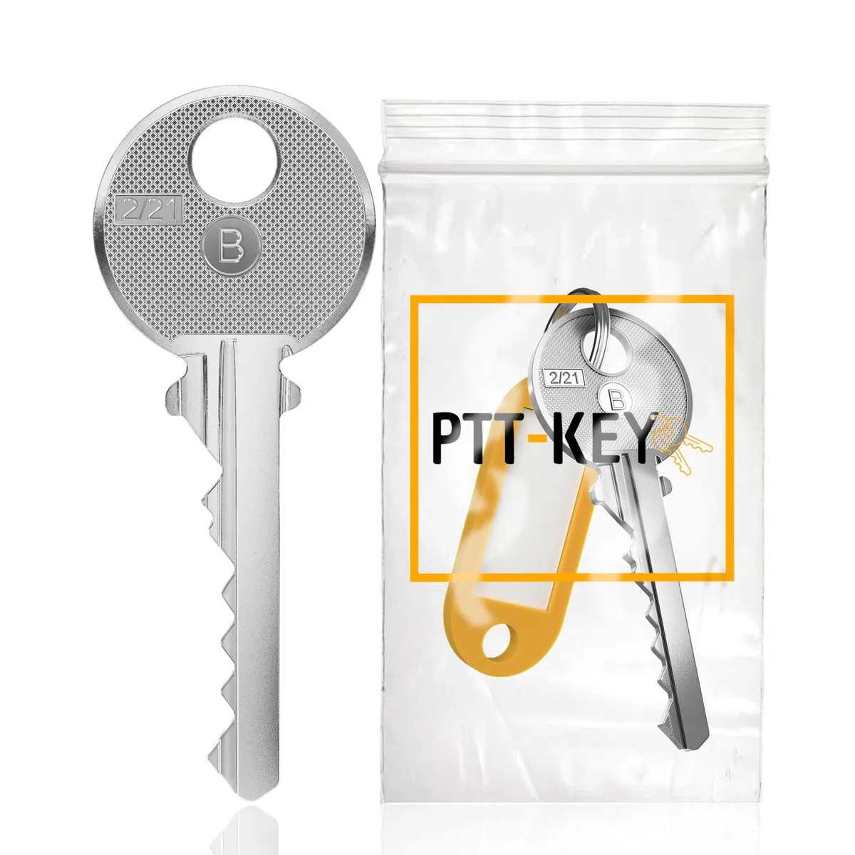 PTT-KEY - Chiave B10 per serratura cassetta postale e ingresso di edificio - Passaggio ovunque universale - Barilotto della cassetta delle lettere - Pass PTT