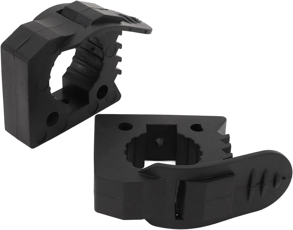 2 morsetti in gomma a sgancio rapido per strumenti di diametro da 2,5 cm a 3,8 cm, supporto per attrezzi resistente con vestibilità regolabile per UTV ATV, camion, barca, treno, design pratico e
