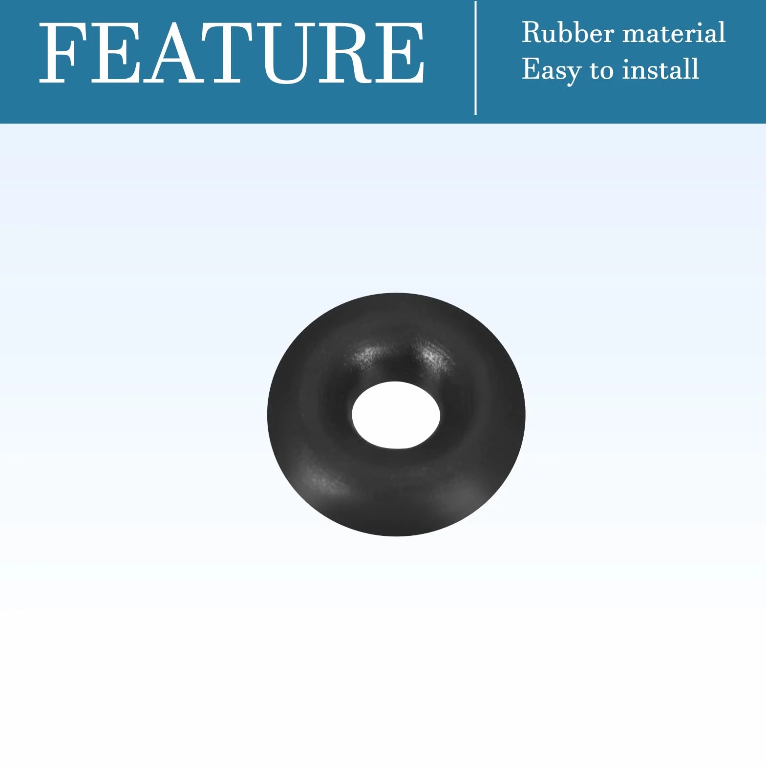 QUARKZMAN Nitrile Gomma O-Ring 7mm x 3mm x 2mm Guarnizioni di Tenuta Anelli Rubinetti Rotondo Guarnizione Rondella per Rubinetto Idraulica Riparazione Sigillatura Connessione, 50 Pezzi