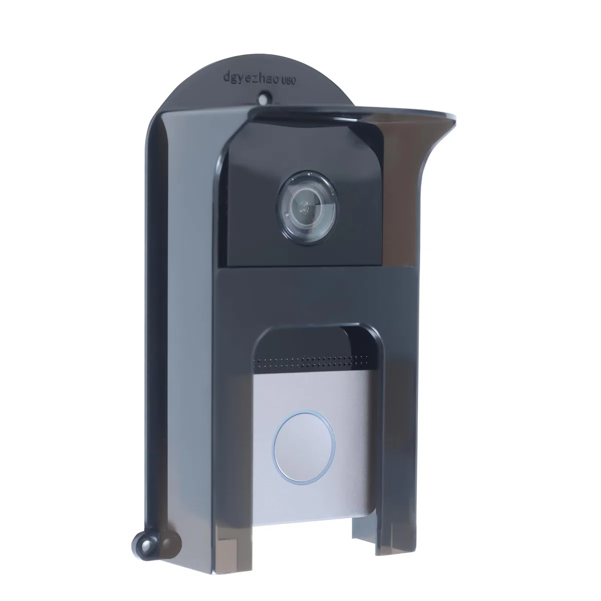 Campanello di protezione dalla pioggia, in plastica, protezione per il campanello, protezione dalle intemperie, antiriflesso, adatto per campanelli e serratura con codice per porta di casa (B)