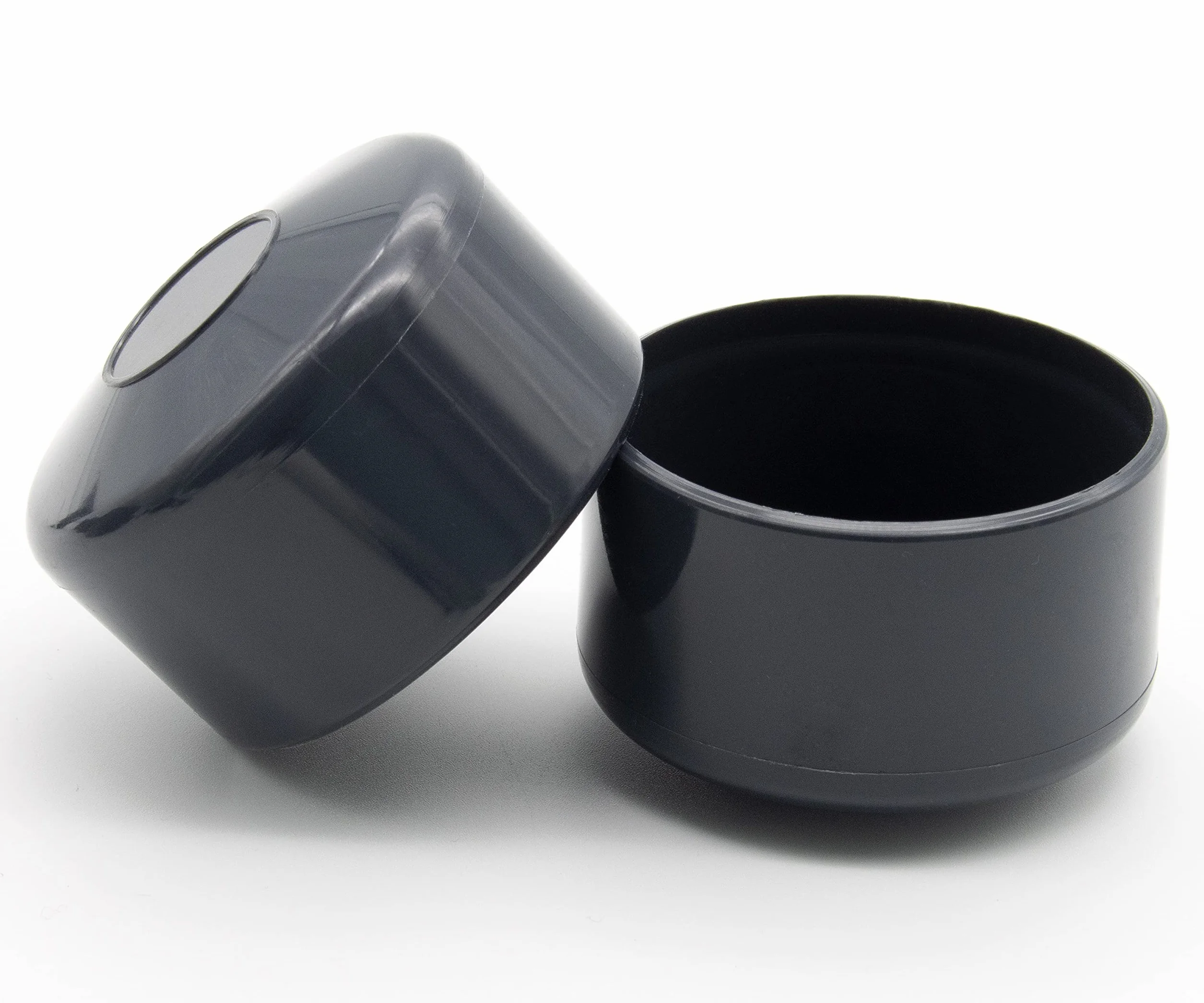 Enkotrade 10 tappi per recinzione colore antracite per dimensioni esterne Ø 60 mm tappi per tubi in plastica di alta qualità a piramide rotondi per pali di recinzione per recinzioni per recinzioni