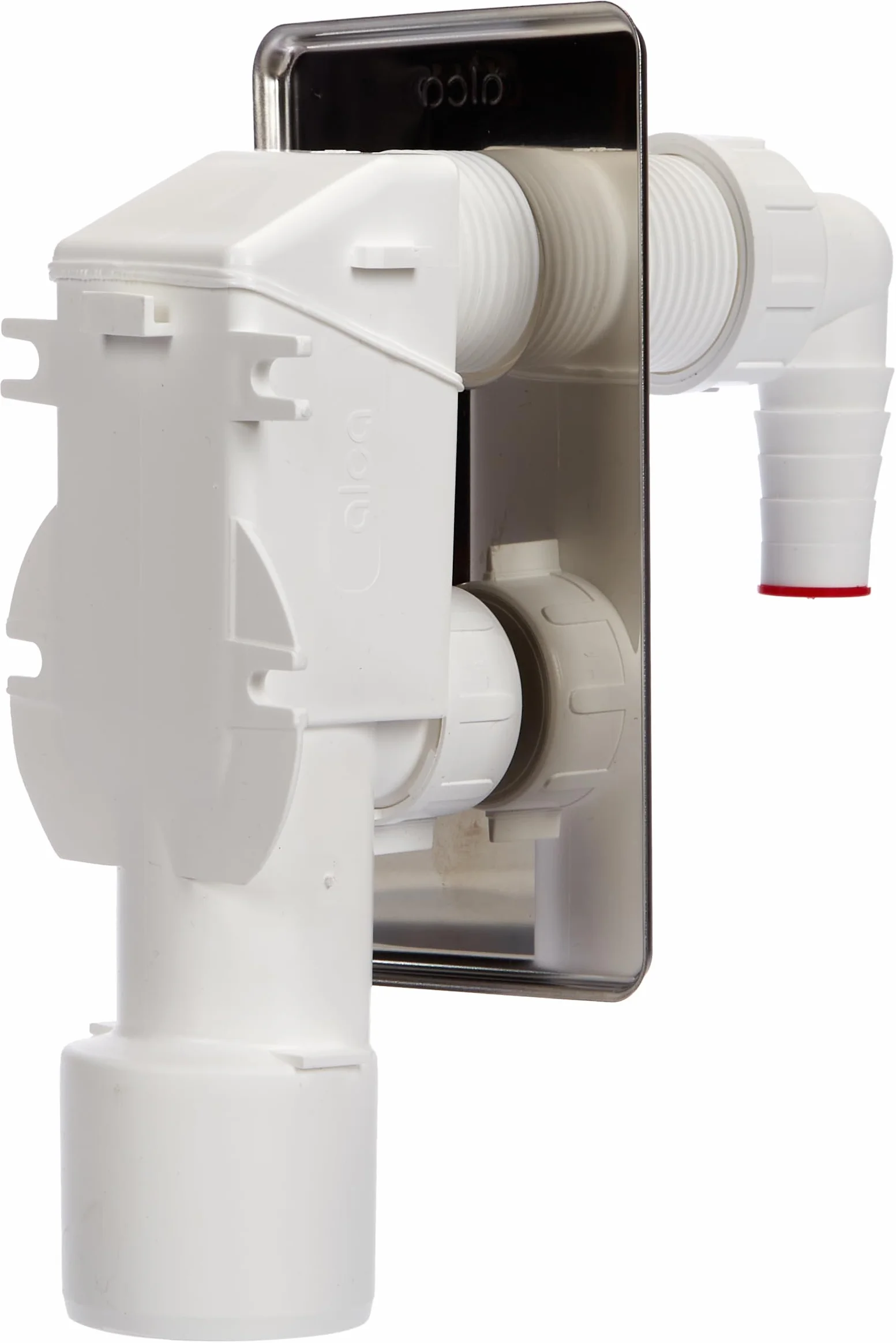 Alca Plast - Sifone cromato per lavatrice