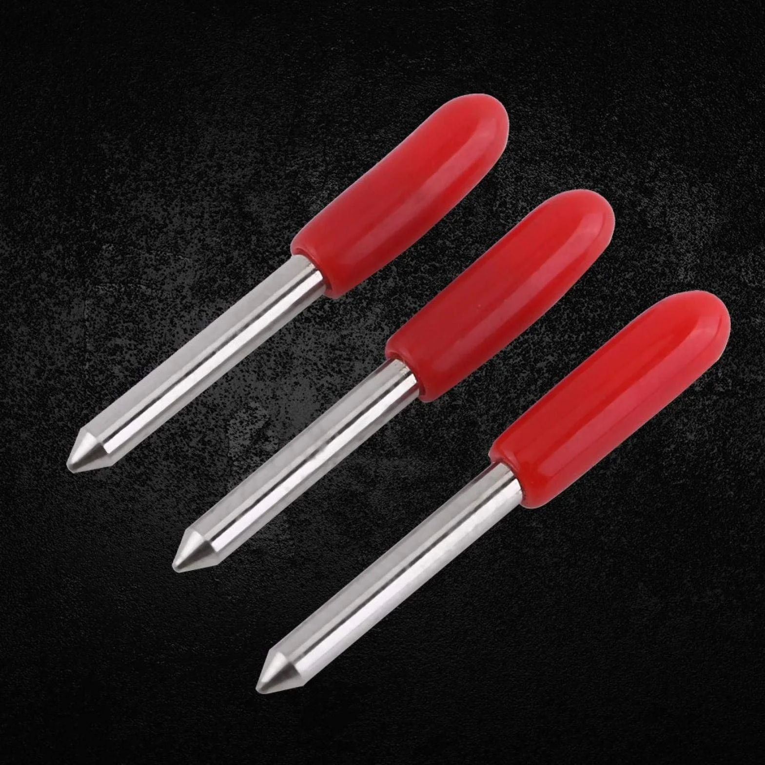 15 Pz Cutter Lama 45 ° Plotter in Vinile Coltello Cutter Cappuccio Rosso Roland Lettering Coltello 45 Gradi Plotter Cutter Roland Plotter da Taglio
