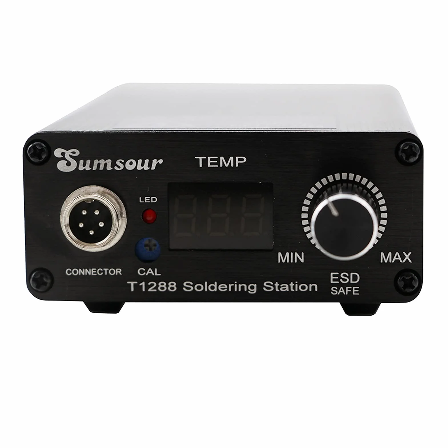 Stazione Saldante, T12 ferro di saldatura elettrica Digital Station regolabile Temperatura FAI DA TE Portatile BGA. Rilavorazione Stazione dissaldatura(T1288D)