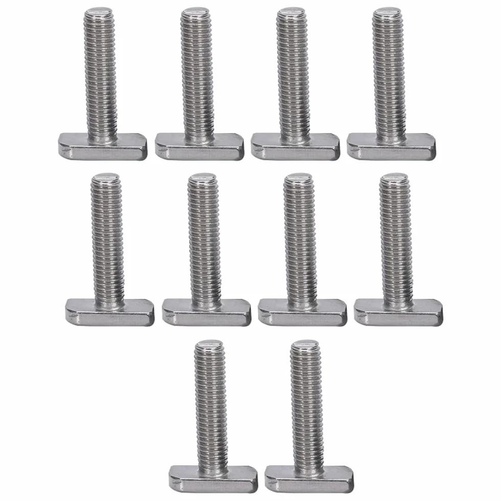 Bullone a T M8x60 Acciaio Inox Vite a T per Profili Alluminio Montaggio Solare