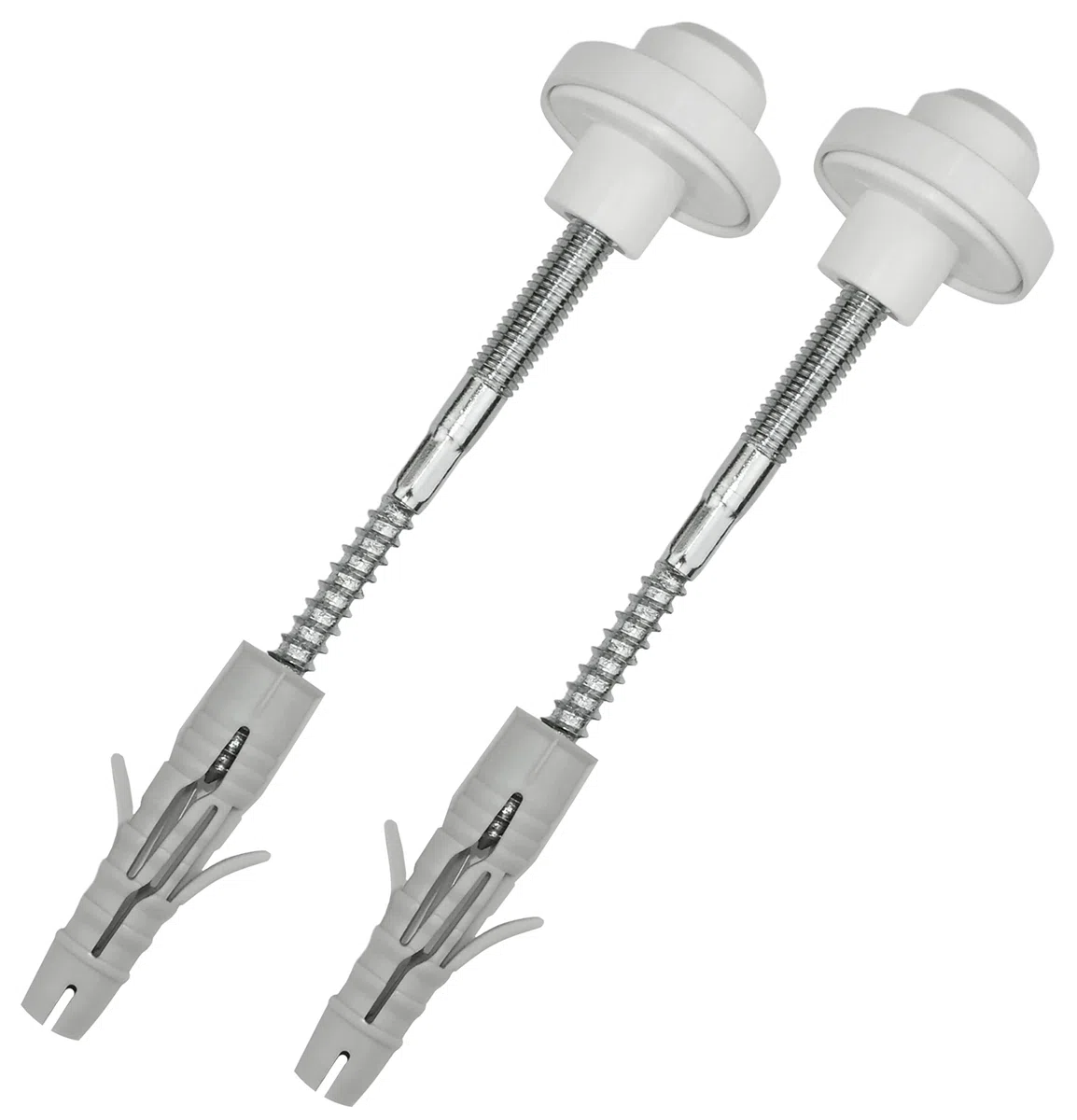 AERZETIX - C57810 - Kit di fissaggio a parete per lavabo sanitario sospeso - prigionieri filettati M8x120mm - tasselli Ø12x60mm - set di montaggio per lavabo