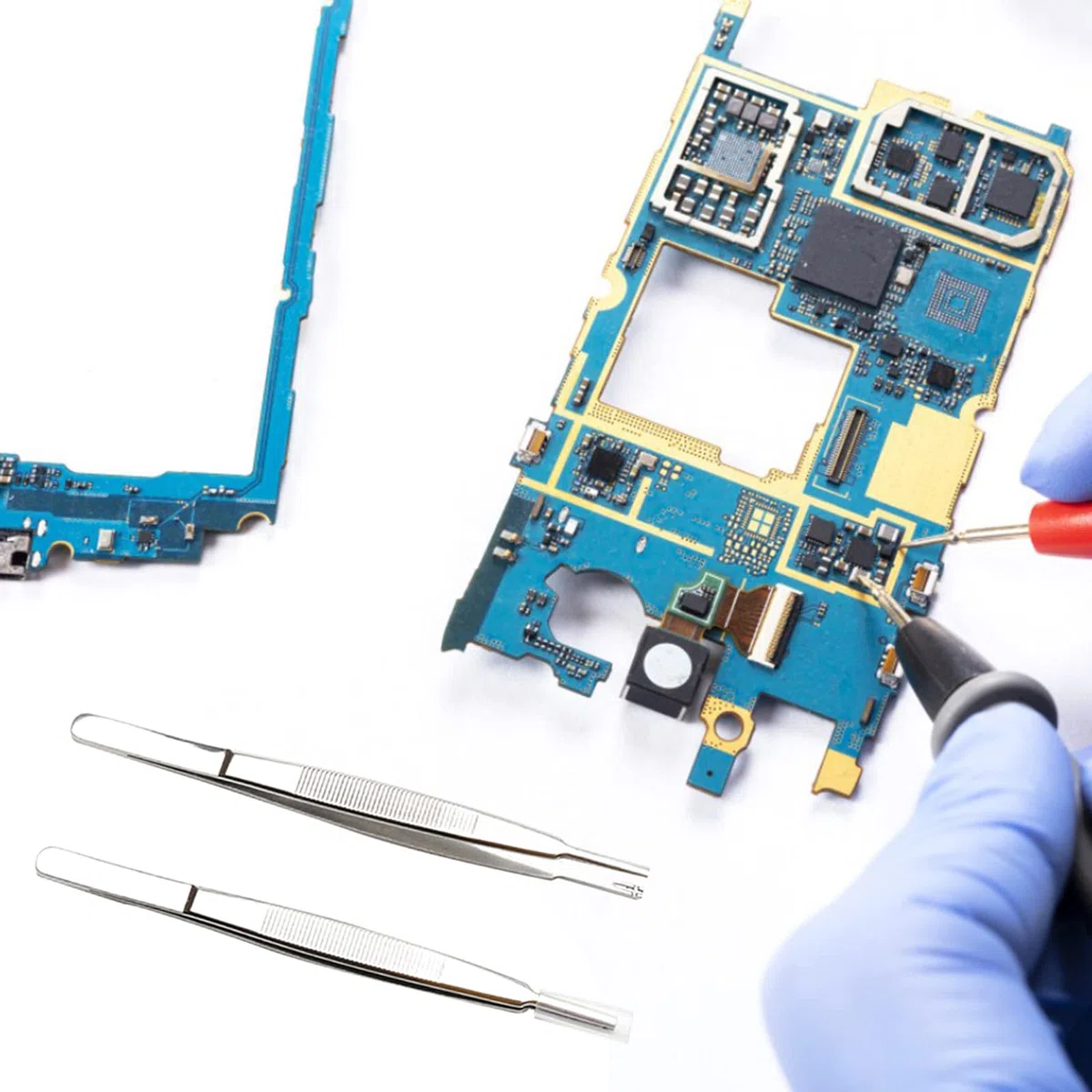 Pinzette professionali per occhiali a vite per occhiali a vite per pinze industriali artigianali 2 pezzi Set di strumenti di riparazione