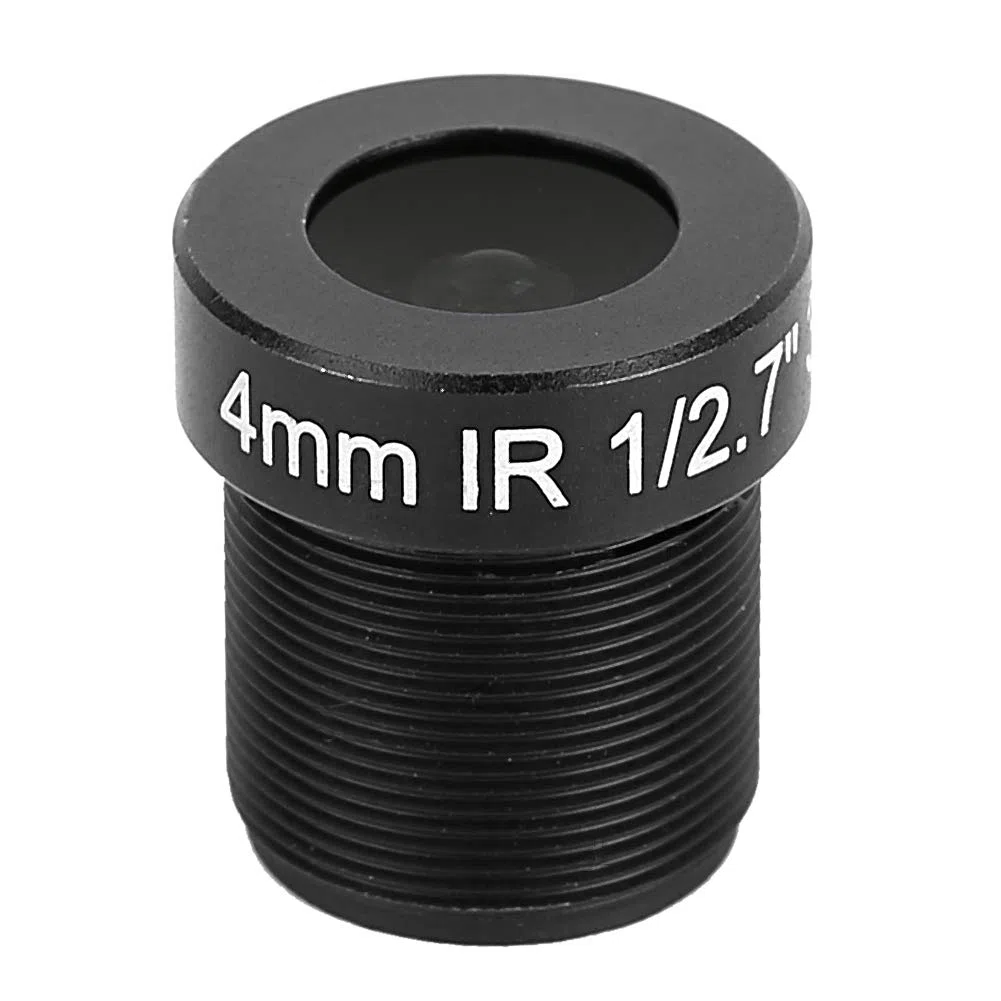 CCTV 4mm 3MP HD Obiettivo Scheda di Sicurezza Sostituzione Obiettivo della Fotocamera con Lunghezza focale Fissa, Obiettivo Pixel ad altissima Definizione 12M Adatto per Il Sistema