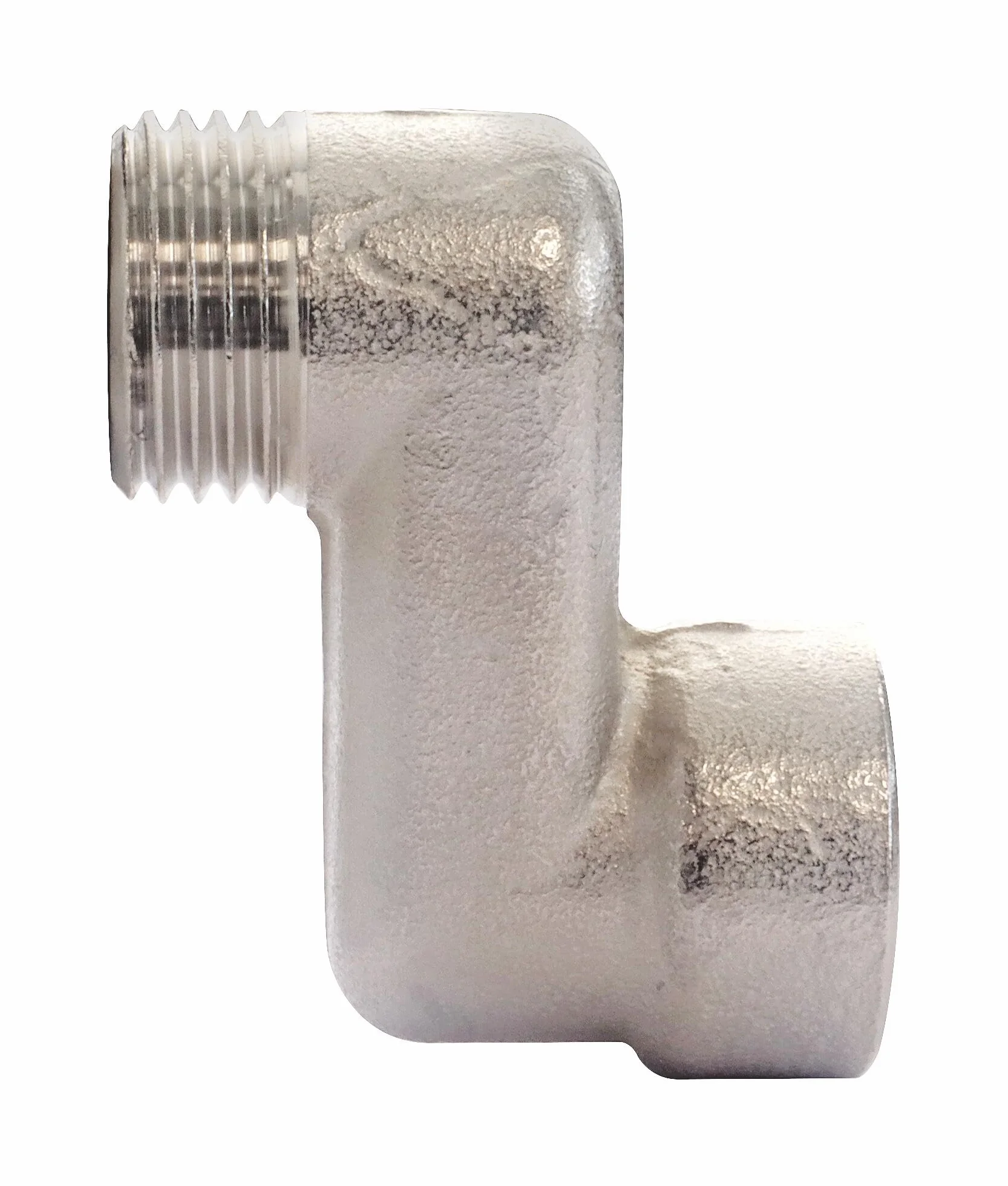 SOMATHERM FOR YOU, 601520708, Raccordo eccentrico 30mm MF1/2 (15x21) in ottone nichelato, facilita il collegamento di un radiatore con l'arrivo dell'acqua.