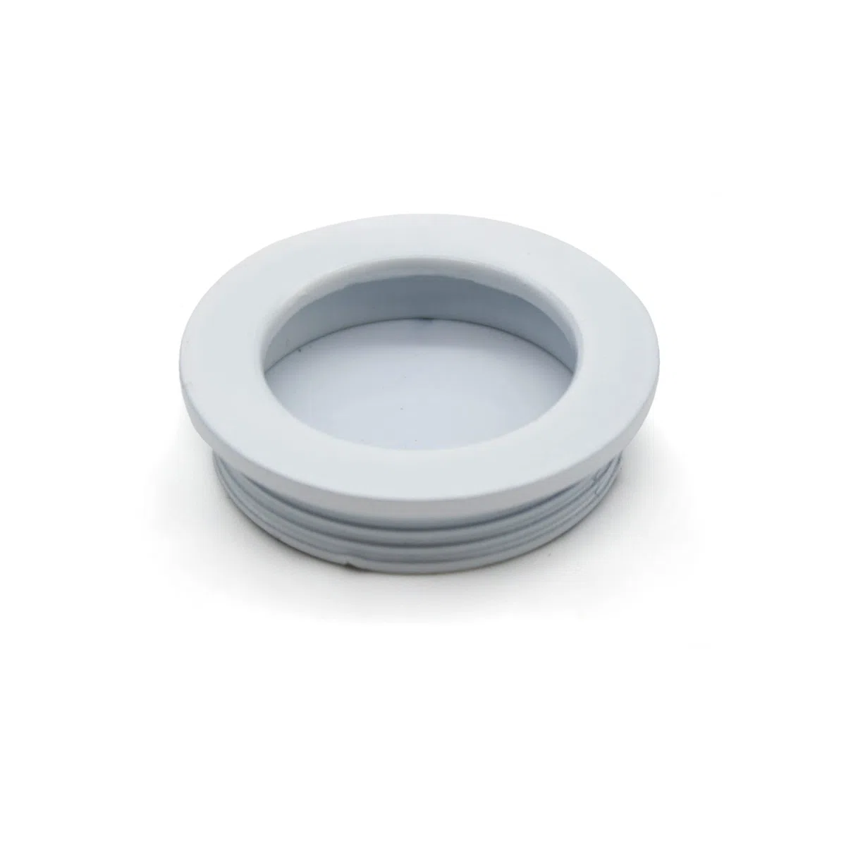 DOJA Barcelona | Maniglia Porta Interna Bianca Rotonda da Incasso | Ø40.5x10mm | 4 Pz | Pomello per Porta Scorrevole, Sgabuzzino, Cassetto, Finestra