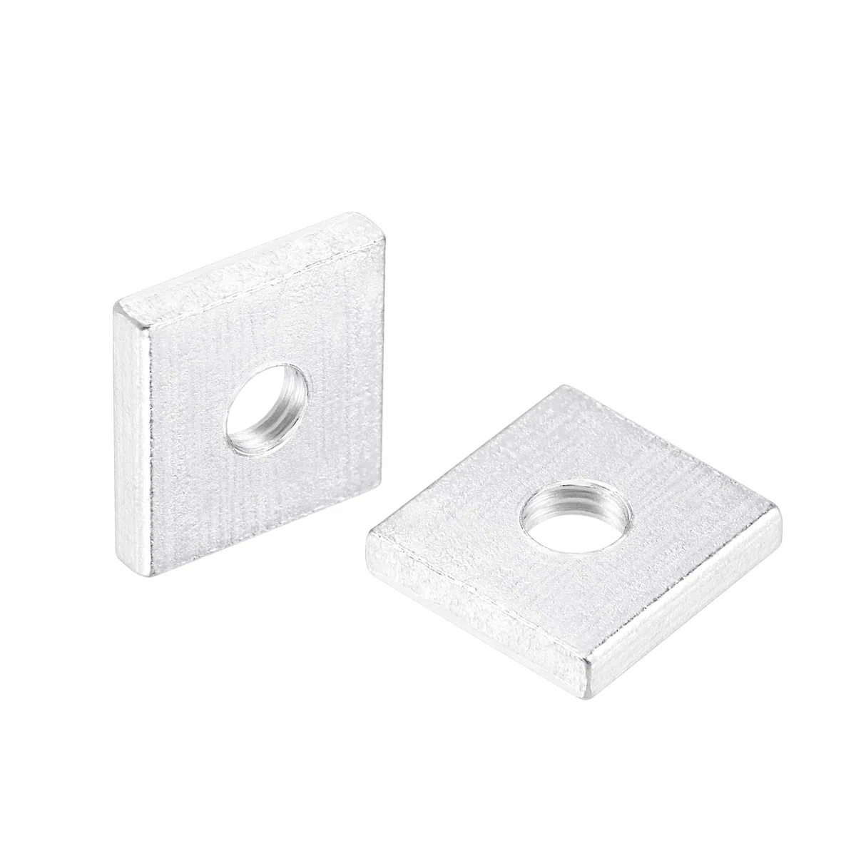 QUARKZMAN Dadi Quadrati, M3x10mmx2mm Zincati Metrici a Filettatura Grossa, Kit di Assortimento da 10 Pz