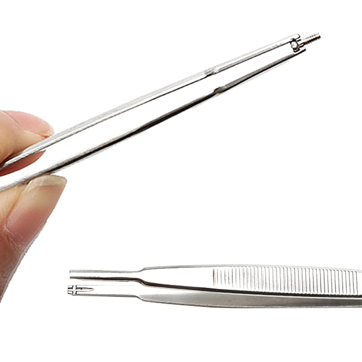Pinzette professionali per occhiali a vite per occhiali a vite per pinze industriali artigianali 2 pezzi Set di strumenti di riparazione