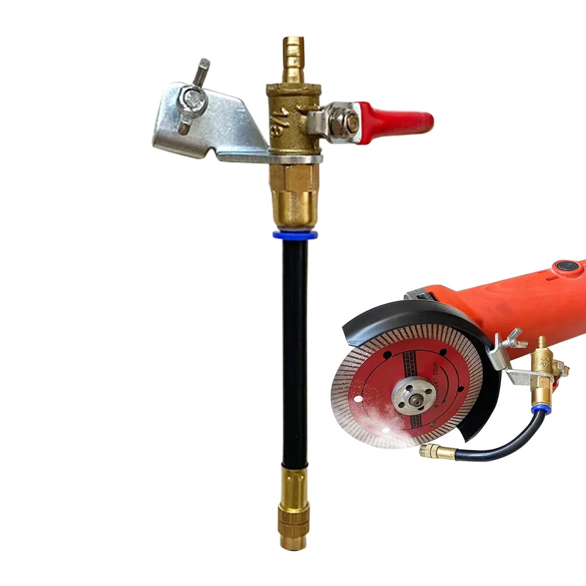 Spruzzatore per ridurre la polvere - Attacco per spruzzo d'acqua da 7 pollici, accessorio per macchina da taglio | Spruzzo bagnato per smerigliatrice angolare per taglio di pietre, piastrelle