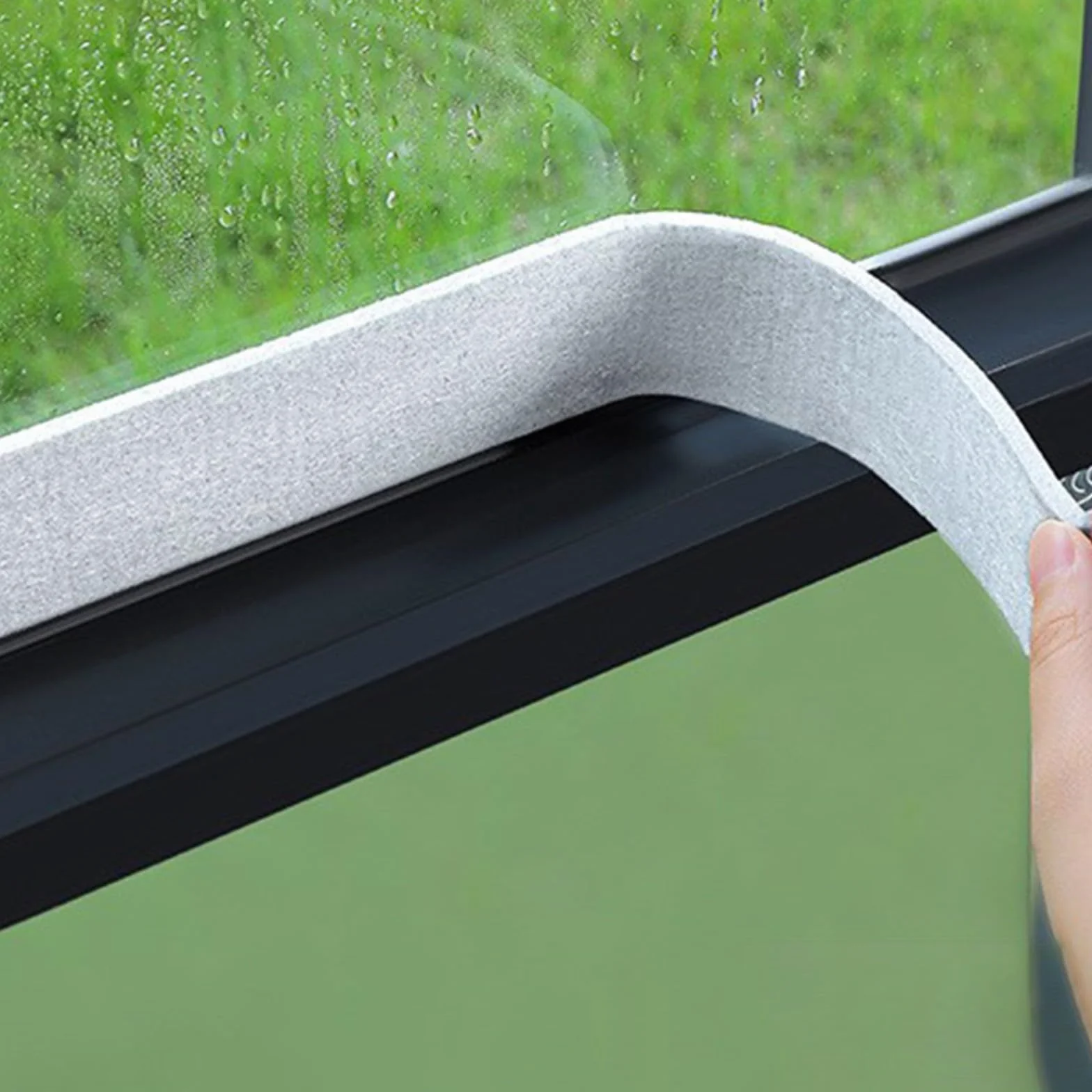 2 rotoli di nastro antigoccia per condensa da 2 m x 40 mm, in schiuma, per finestre e porte, striscia assorbente per condensa