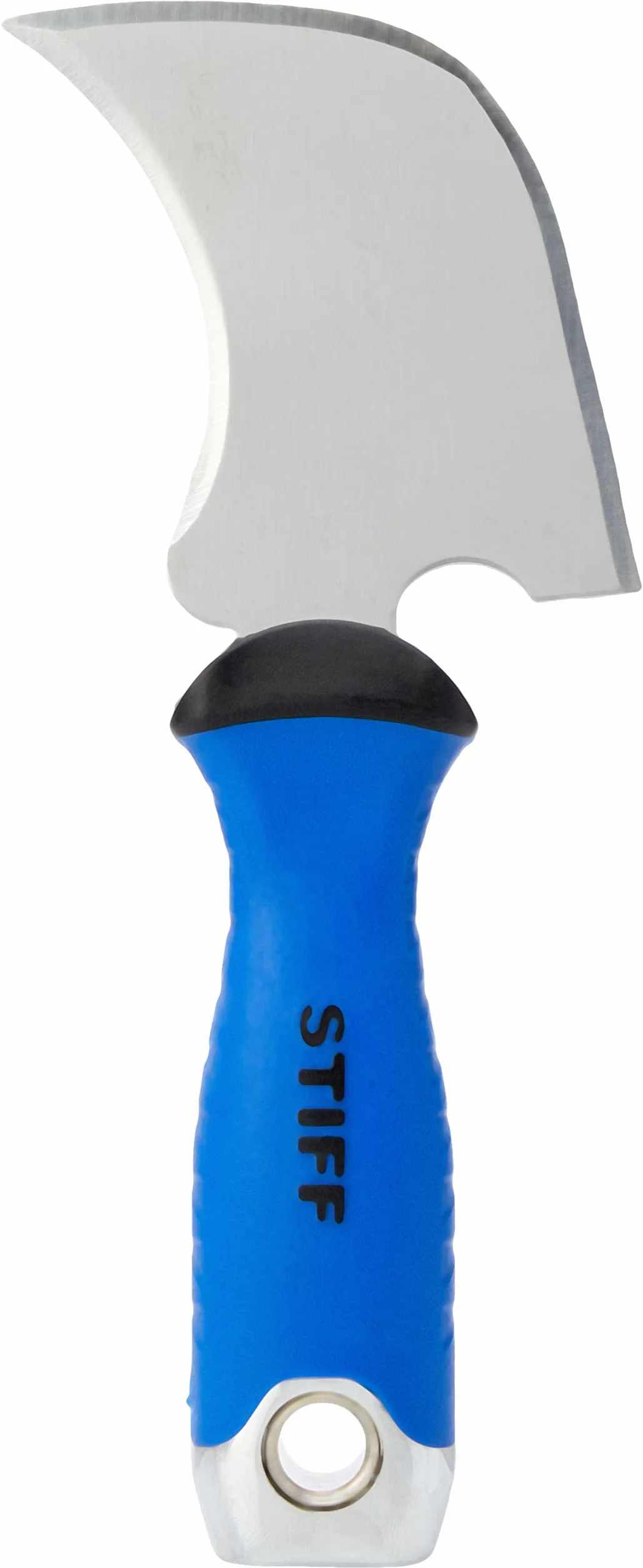 Faithfull SGWINDME - Coltello professionale per finestre, modello Quarter Moon, colore: blu