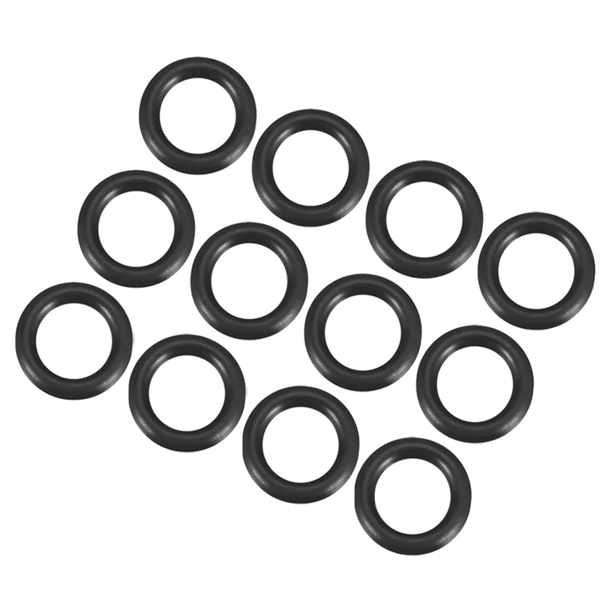QUARKZMAN Nitrile Gomma O-Ring 11mm x 7mm x 2mm Guarnizioni di Tenuta Anelli Rubinetti Rotondo Guarnizione Rondella per Rubinetto Idraulica Riparazione Sigillatura Connessione, 12 Pezzi