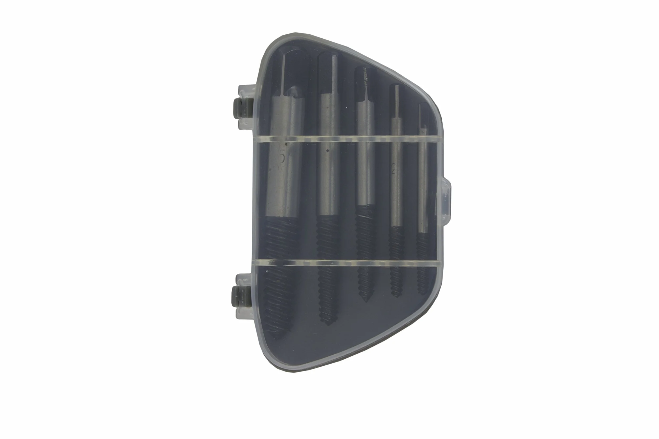 KRINO 10067101 Set 5 Pezzi ESTRATTORI per Viti 1÷5 mm, Acciaio