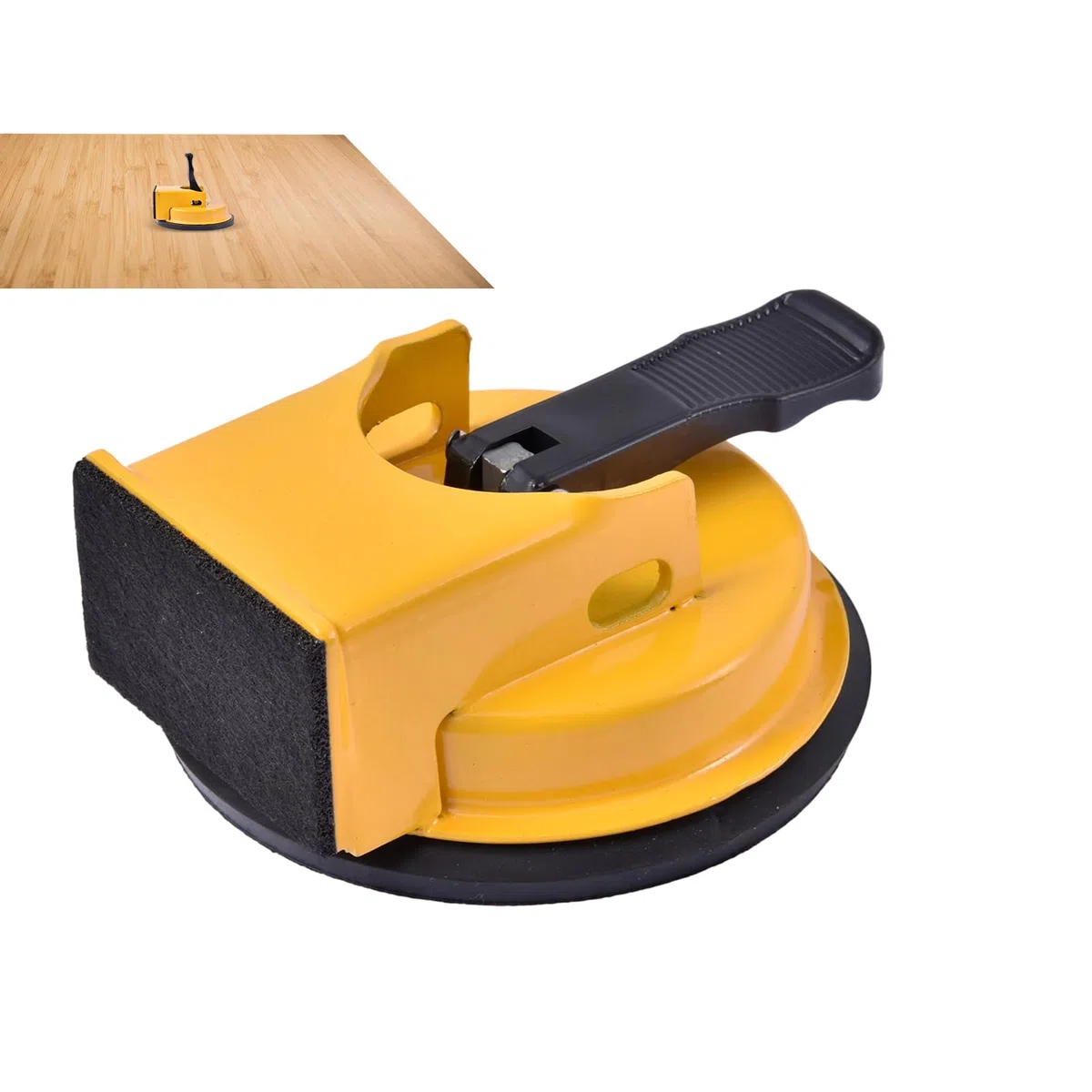 Attrezzo Ventosas Riparazione Fughe Pavimento, 11,8x11,8x5 Cm Regolabili FloorGap Fixer Tool, Strumento Per Riparazione Pavimenti Laminati E Legno, Per Battiscopa Fissaggio Soggiorno Cucina