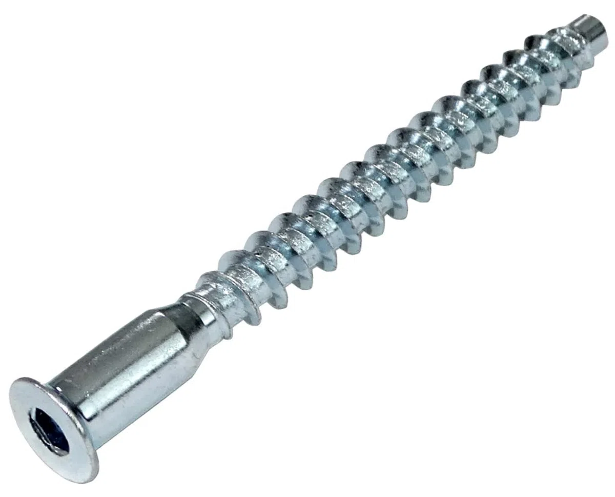 Aerzetix: C41547, 30 Viti di Montaggio per Mobili Europei, Testa Svasata, Esagonale, Diametro: 7 mm, Lunghezza: 70 mm