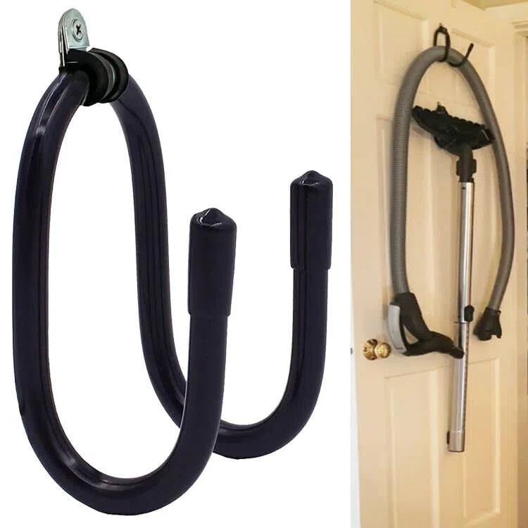 AUXPhome Staffa di stoccaggio per aspirapolvere Supporto tubo flessibile utensili elettrici Gancio testa di aspirazione portatile
