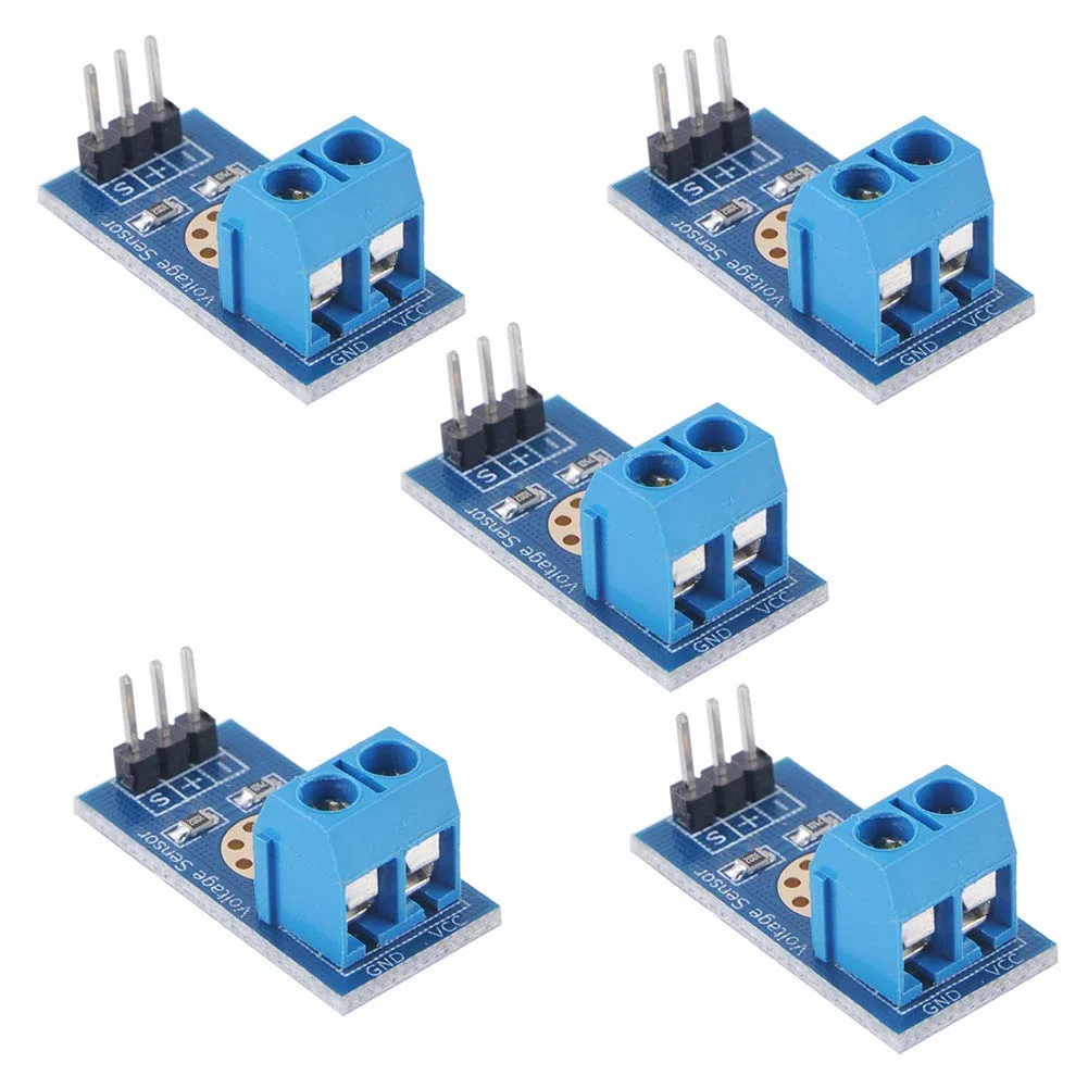 ARCELI DC0-25V Terminale sensore Tester di Tensione per Arduino Raspberry Pi (Confezione da 5 Pezzi), Misurare Fino a 25 V
