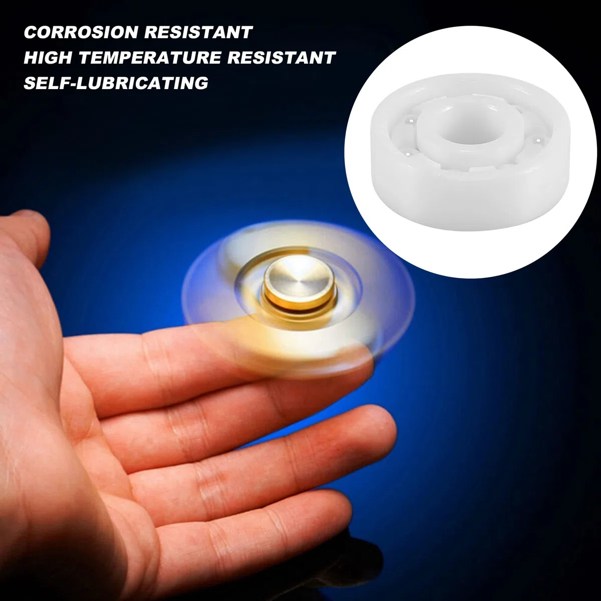 608 cuscinetti a sfera in ceramica ZrO2 8 mm x 22 mm x 7 mm